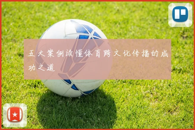五大案例读懂体育跨文化传播的成功之道